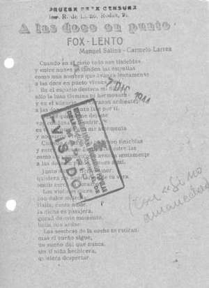 A las doce en punto FOX-LENTO