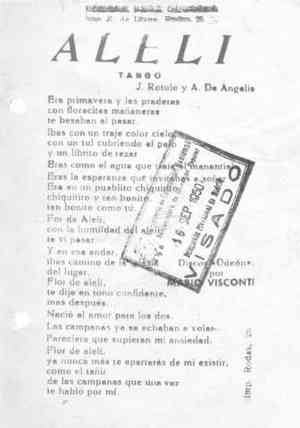 ALELÍ TANGO