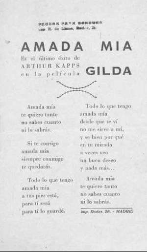 AMADA MÍA