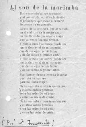 Al son de la marimba