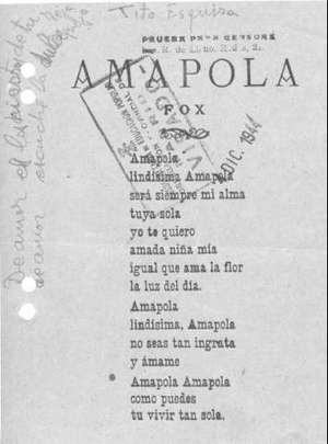 AMAPOLA FOX