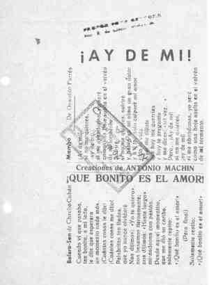 ¡AY DE MÍ! Mambo