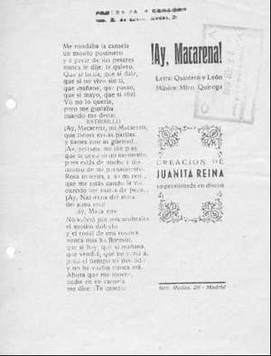 ¡Ay, Macarena!