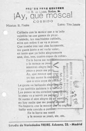 ¡Ay, qué mosca! CORRidO