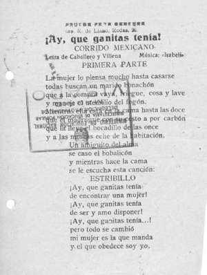 ¡Ay, qué ganitas tenía! CORRidO MEXICANO PRIMERA PARTE
