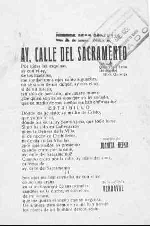 AY, CALLE DEL SACRAMENTO