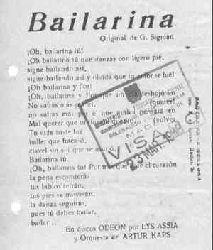 Bailarina