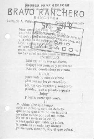 BRAVO RANCHERO RANCHERA