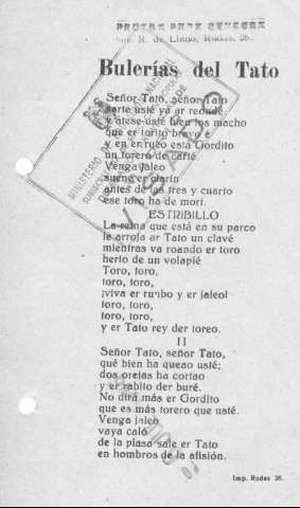 Bulerías del Tato