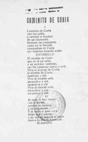 CAMINITO DE CORIA