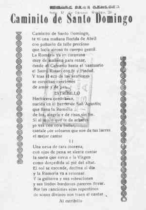 Caminito de Santo Domingo