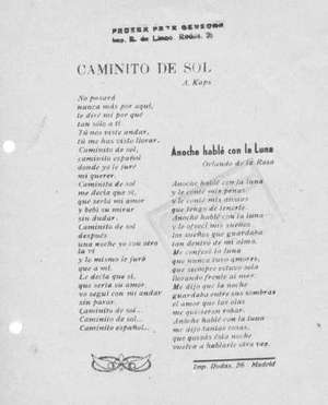 CAMINITO DE SOL