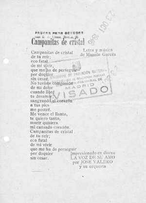 Campanitas de cristal