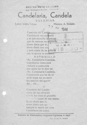 Candelaria, Candela BULERÍAS