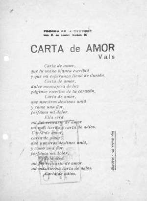 CARTA de AMOR Vals