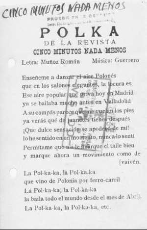 POLKA DE LA REVISTA CINCO MINUTOS NADA MENOS