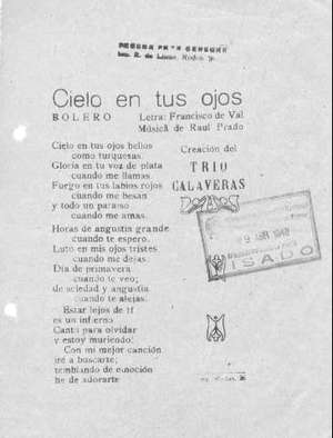 Cielo en tus ojos BOLERO