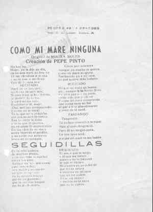 COMO MI MARE NINGUNA