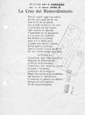 La Cruz del Remordimiento