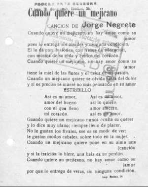 Cuando quiere un mejicano