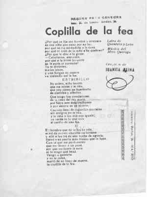 Coplilla de la fea