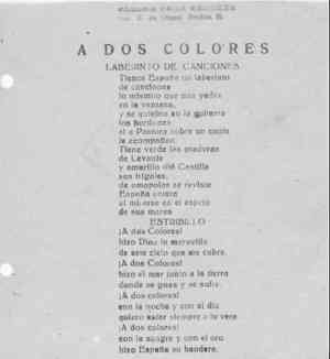 A DOS COLORES LABERINTO DE CANCIONES