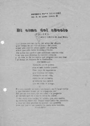 El alma del abuelo BOLERO