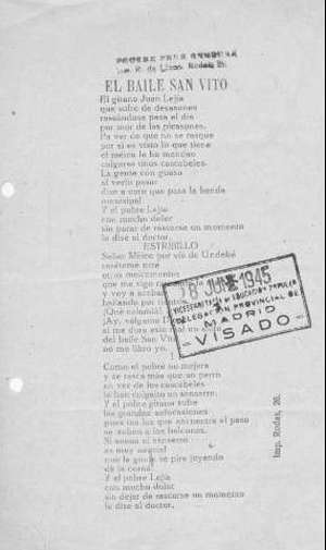 EL BAILE SAN VITO