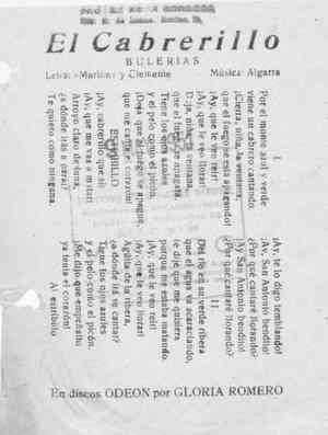 El cabrerillo BULERÍAS