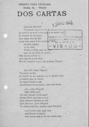 DOS CARTAS