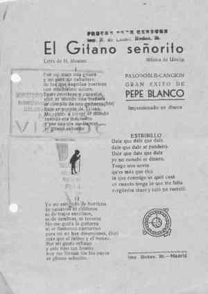 El Gitano señorito