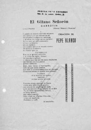 El Gitano Señorón GARROTÍN