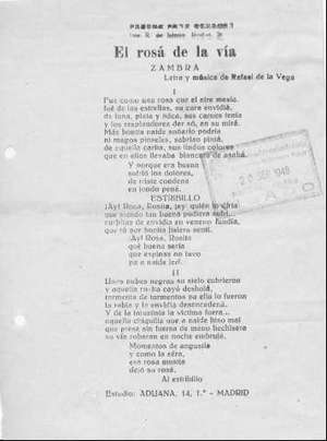 El rosá de la vía ZAMBRA