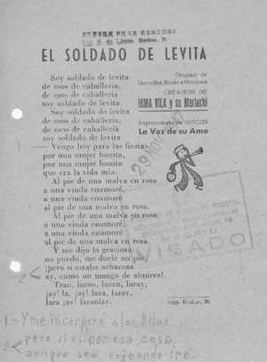 EL SOLDADO DE LEVITA