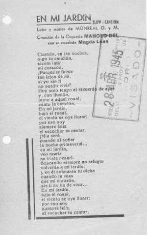 EN MI JARDÍN SLOW-CANCIÓN