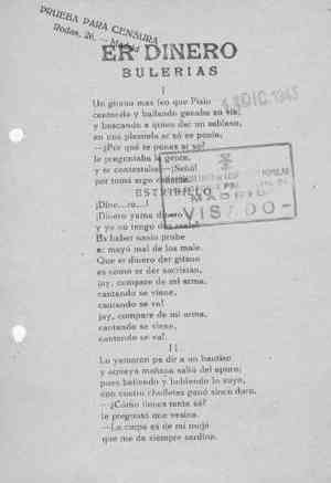 ER DINERO. BULERÍAS