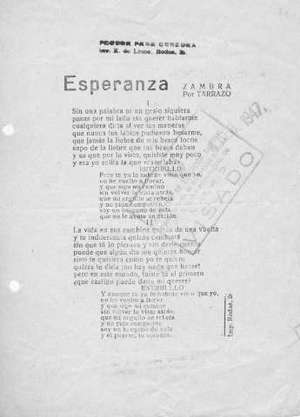 Esperanza ZAMBRA