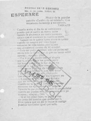 ESPERARÉ