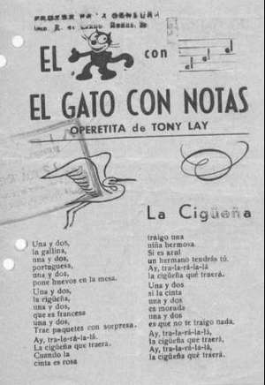 EL GATO CON NOTAS