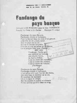 Fandango du pays basque