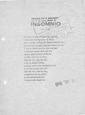 INSOMNIO SLOW