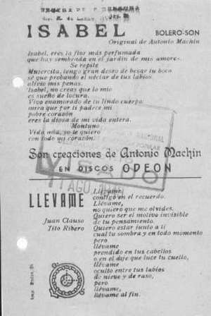 ISABEL BOLERO-SON