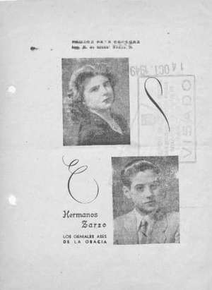 Hermanos Zarzo LOS GENIALES ASES DE LA GRACIA