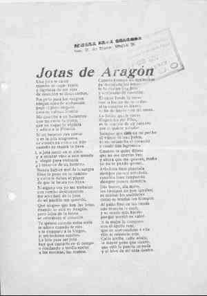Jotas de Aragón