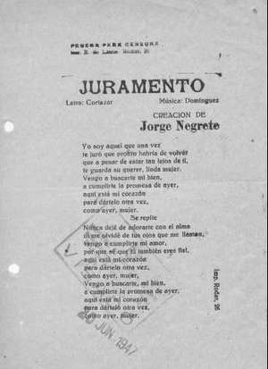 JURAMENTO