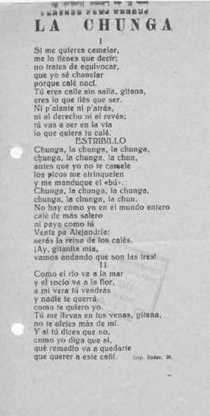 La chunga