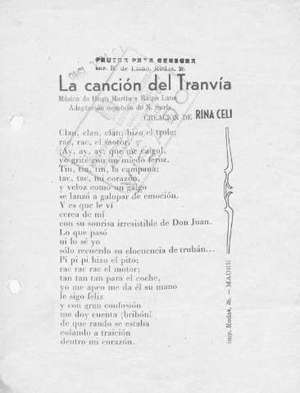 La canción del Tranvía
