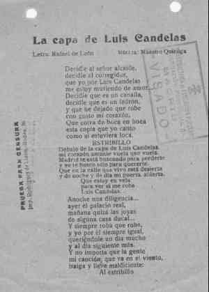 La capa de Luis Candelas