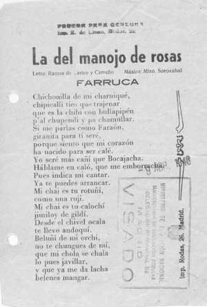 La del manojo de rosas: FARRUCA