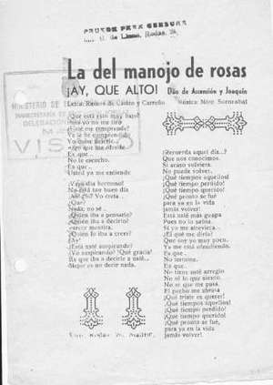 La del manojo de rosas: ¡AY, QUÉ ALTO! Dúo de Ascensión y Joaquín